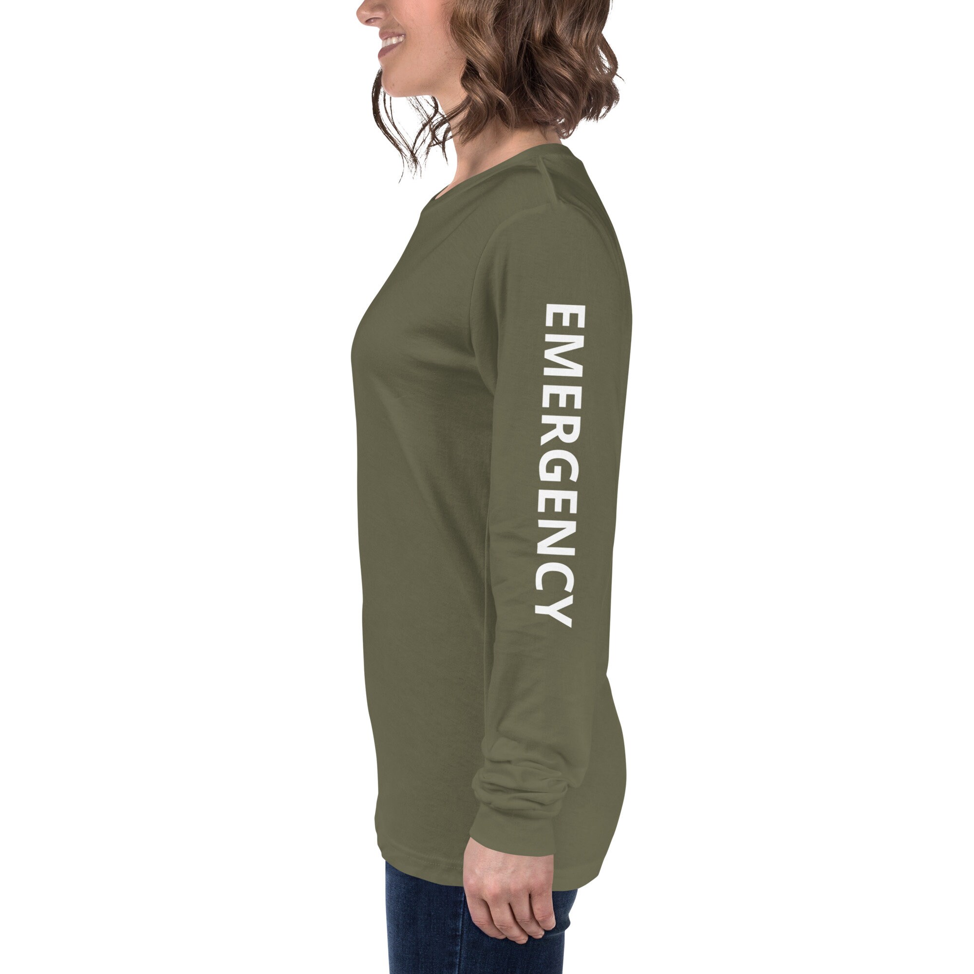 HILLDA トップス Emergency Long Sleeve EMERGENCY | Emergency Department | Healthcare | Nursing