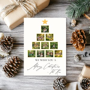 printable christmas card - christmas card template - minimalist holiday card - family holiday card - happy holidays card - merry christmas