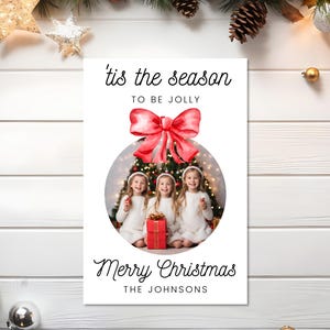 printable christmas card - christmas card template - minimalist holiday card - family holiday card - happy holidays card - merry christmas