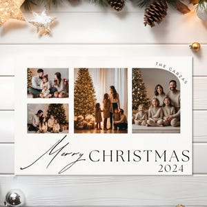 printable christmas card - christmas card template - minimalist holiday card - family holiday card - happy holidays card - merry christmas