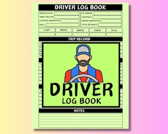 Driver Log Book: Daily & Maintenance Record (PDF)