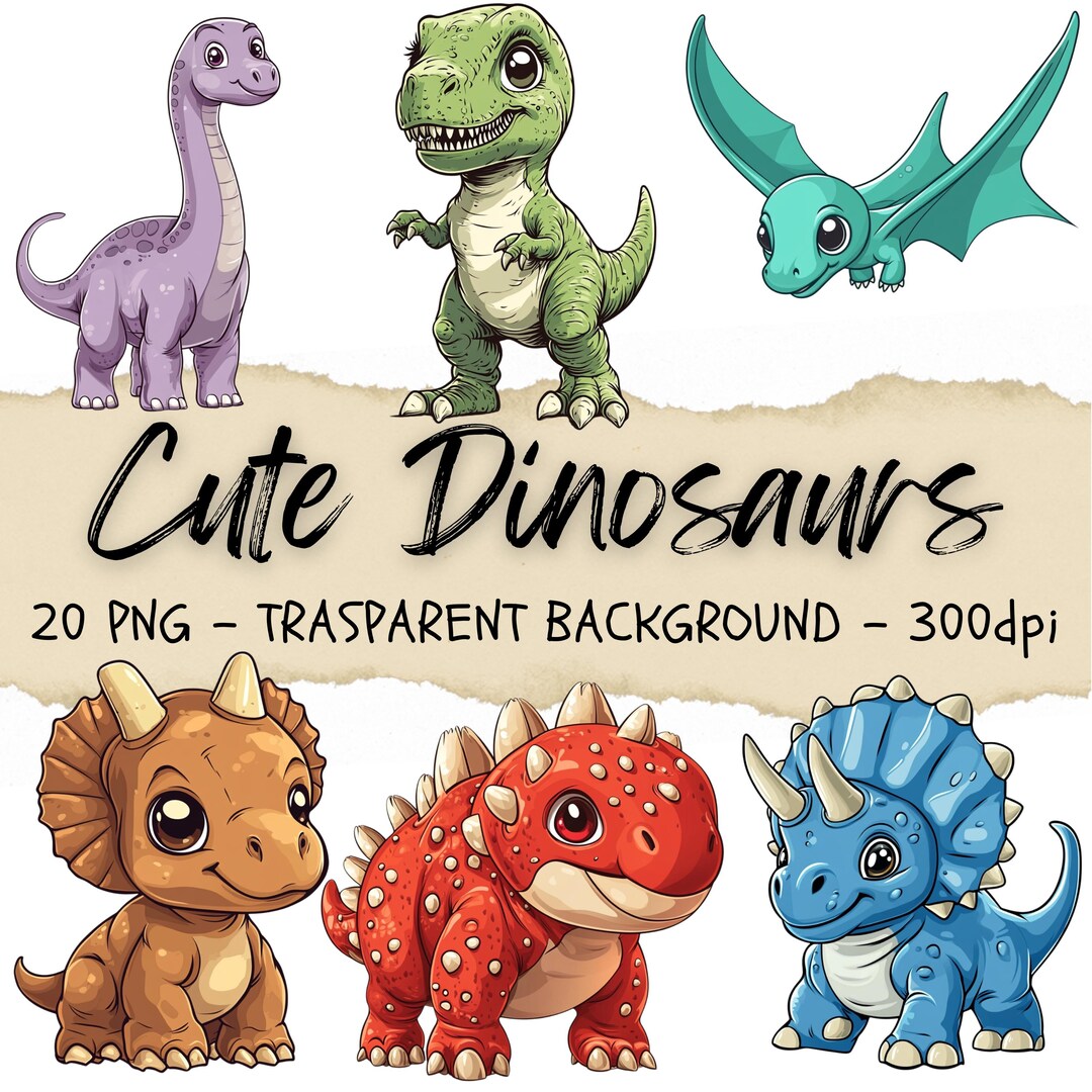 20 Baby Dinosaur Clipart, Cartoon Dinosaur, Dino Png, Tyrannosaurus Rex ...