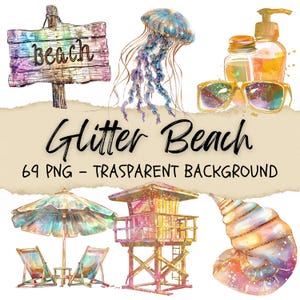 69 Imágenes Prediseñadas de playa, Imágenes Prediseñadas de mar, Palmeras Png, Concha marina, Ola, Vibraciones de verano, Puesta de sol, Océano, Pegatinas de viaje Diario basura