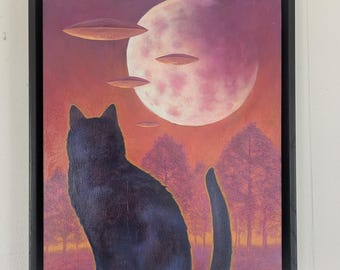 Curiosity Between Sunset and Moonrise