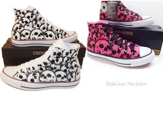 converses tete de mort