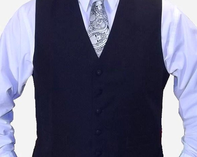 Rokgear Skull Design Men's Formal Vest Custom Skull Vest Etsy