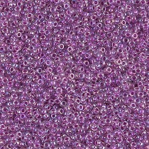 11-264, Miyuki 22g Raspberry Lined Crystal AB 11-264, Miyuki 22g Raspberry Lined Crystal AB