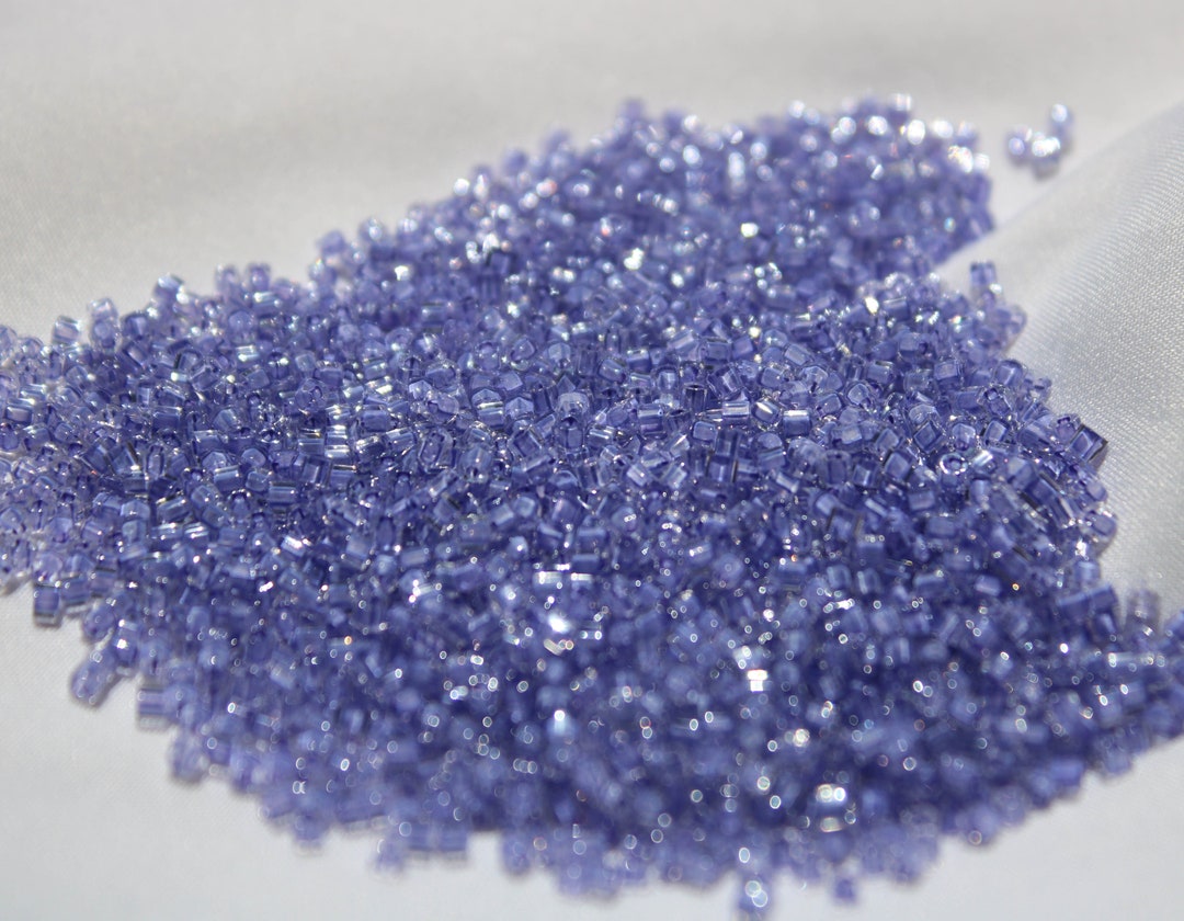 1.5mm Toho cube Lilac Lined Crystal, 10 gram bag, Color T1.5C-966 - Etsy.de