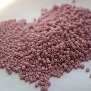 11/0 Opaque-Pastel-Frosted Plumeria Toho seed bead, 15 gram bag, Color TR-11-765 image 1