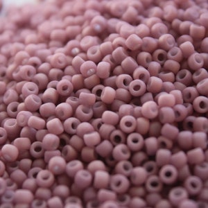 11/0 Opaque-Pastel-Frosted Plumeria Toho seed bead, 15 gram bag, Color TR-11-765 image 2