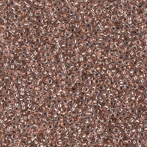 15/0 Copper Lined Crystal Miyuki seed bead, 10-gram bag, 15-197