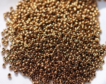 11/0 Bronze Toho seed bead, 15 gram bag, Color# TR-11-221