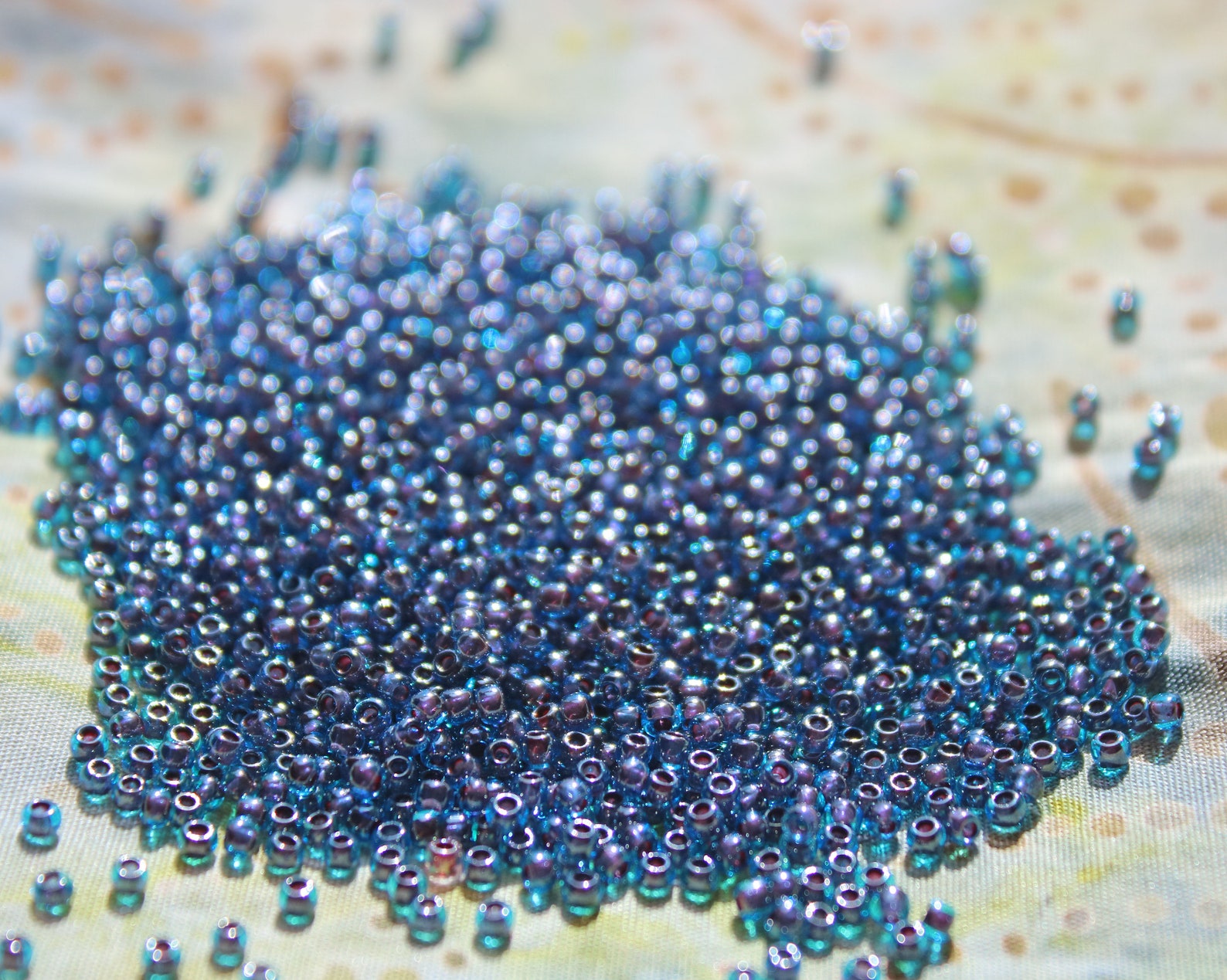 11/0 Inside Color Blue Raspberry Toho seed bead 15 gram bag Etsy