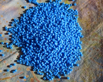 11/0 Periwinkle Matte Opaque Toho seed bead, 15-gram bag, TR-11-48LF