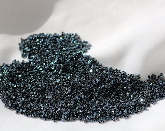 15/0 Cut Gunmetal Miyuki seed bead, 10 gram bag, Color# 15C-451