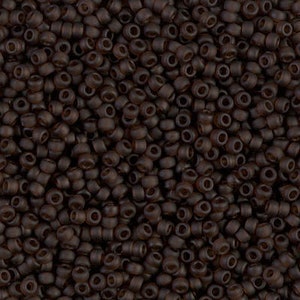 11-135F, Miyuki 22g Matte Tr Root Beer 11-135F, Miyuki 22g Matte Tr Root Beer