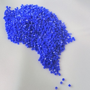 15/0 Op Cobalt cut, Miyuki seed bead, 10 gram bag, Color# 15C-414