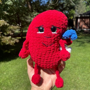 Pee-nelope the Kidney Buddy, Kidney plushie, Kidney awareness, Kidney transplant, kidney disease, Kidney, Transplant