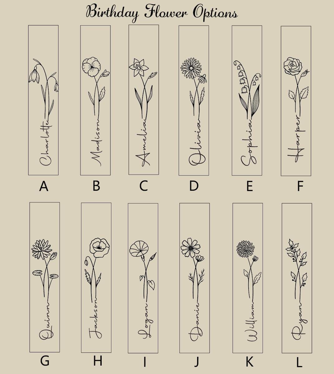 Personalisiertes Lesezeichen aus Leder mit Namen und Blume, Personalisiertes Lesezeichen aus Leder, Geschenke für Buchliebhaber, Brautjungferngeschenk, Geschenke für Studenten, Jubiläumsgeschenk