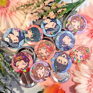 Apothecary Diaries Chibi Buttons