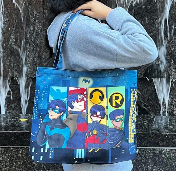Batboys Zippered Tote Bag