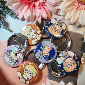 EINGESCHLOSSEN ** Fate Stay Night Grand Order Chibi Buttons