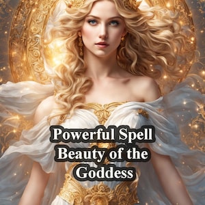 Powerful Spell Beauty of the Goddess, Awaken Your Inner Divinity and Reveal a Beauty That Will Surpass Your Wildest Dreams