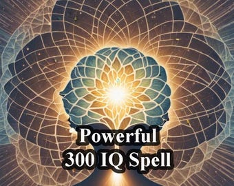Ultimate Genius Spell – Odblokuj 300 IQ, ekstremalną inteligencję, ostry umysł i doskonałe umiejętności myślenia