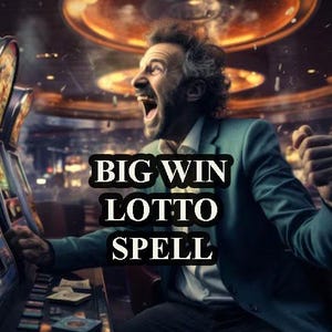 Ultimate BIG WIN Lotto Spell – Powerful Lottery & Jackpot Magic, Luck Spell for Gambling Success, Win the Lottery with Mystic Energy