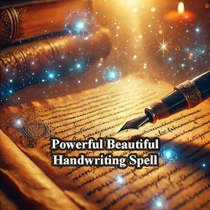 Mächtige Weltbeste und schönste Handschrift, Schreibfähigkeiten, schöne glatte, perfekte Handschrift mit Geschwindigkeitszauber