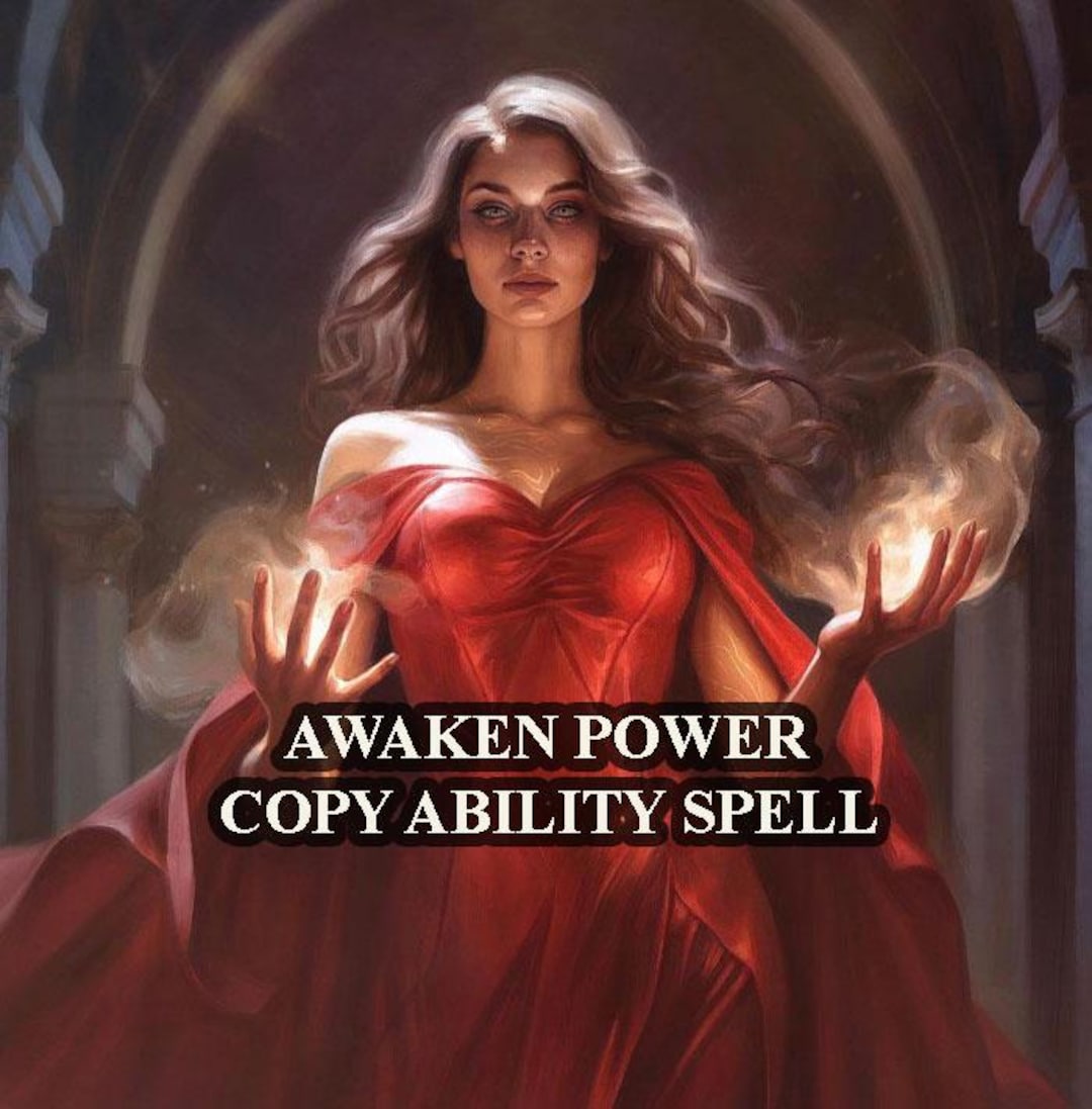 Awaken Power Copy Ability Spell, Unlock Your Inner Power – Copy Any ...