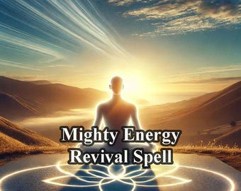 Mighty Energy Revival Spell – A powerful force to reclaim lost energy, reconnect with your true self, and restore your inner strength