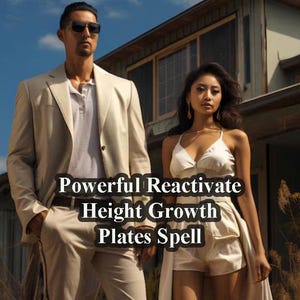 Powerful Reactivate Height Growth Plates Spell, Strongest Activate Human Growth Hormone, Ultimate Height Change Spell, White Magic