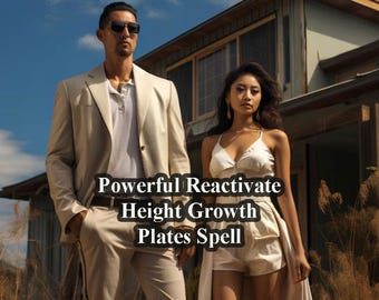 Powerful Reactivate Height Growth Plates Spell, Strongest Activate Human Growth Hormone, Ultimate Height Change Spell, White Magic