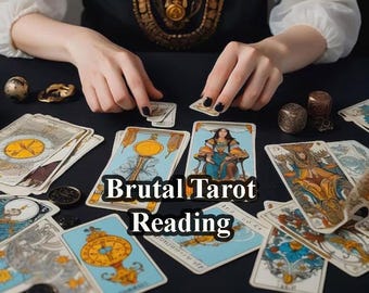 Brutal Tarot Reading, Brutal Psychic Reading, Honest Reading, Same Day Reading, Clairvoyant Reading, Telepathic Reading