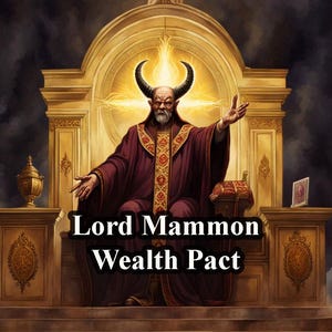 Wealth Pact with Lord Mammon, Powerful Demon Money Spell, Financial Abundance Ritual, Same Day Casting for Prosperity