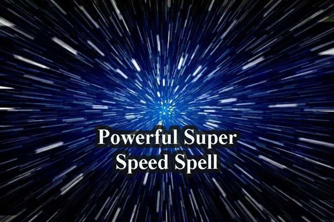 Powerful Super Speed Spell, Strongest Spell for Speed, Ultimate Runners ...