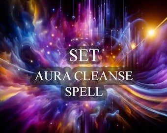 Poderoso conjunto de feitiços de limpeza da aura, limpeza da aura, limpeza energética, limpeza dos chakras, limpeza espiritual, lançamento no mesmo dia.