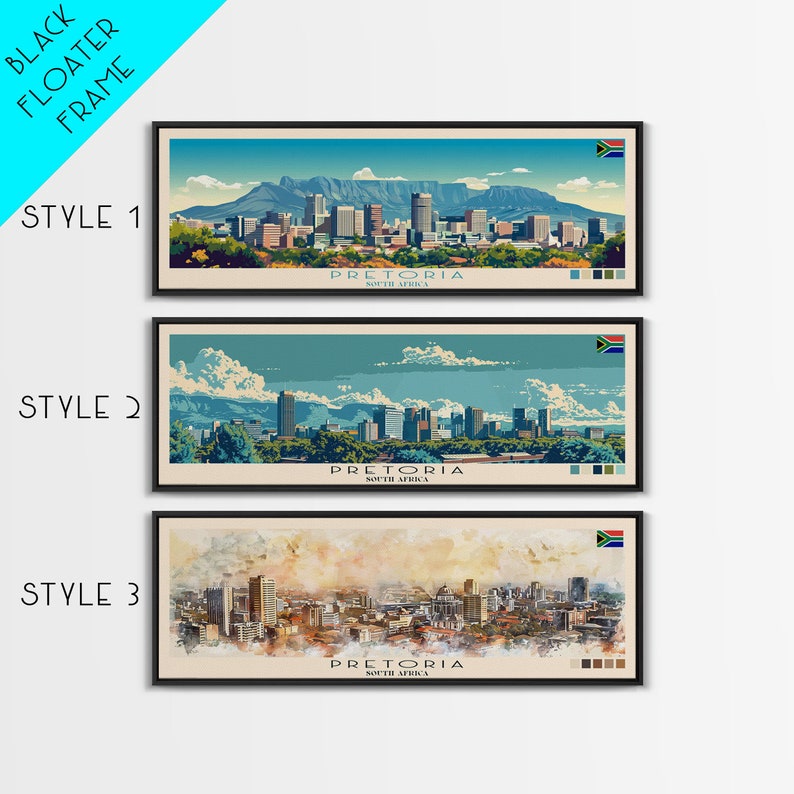 Panoramic Pretoria, South Africa Canvas Print, Pretoria, South Africa