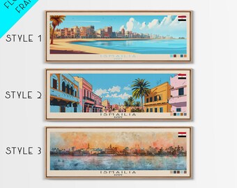 Ismailia Egypt Canvas Print: Panoramic Travel Wall Art