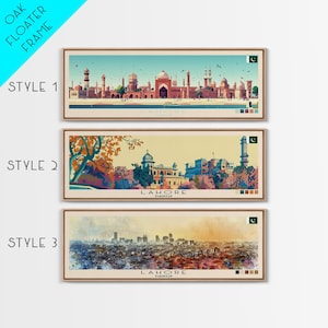 Lahore Travel Canvas Print - Cultural Wall Decor for Vacation Homes image 1