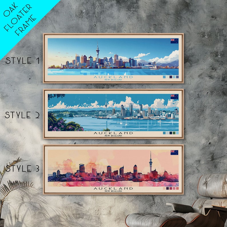 Auckland, New Zealand Panoramic Canvas Print, Auckland, New Zealand