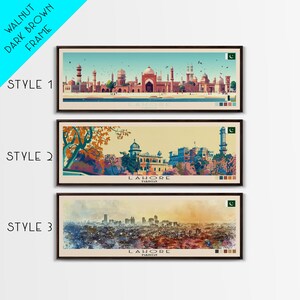 Lahore Travel Canvas Print - Cultural Wall Decor for Vacation Homes image 3