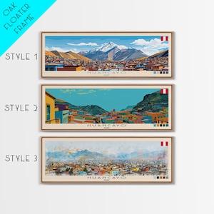 Huancayo Peru Canvas Print: Panoramic Travel Art