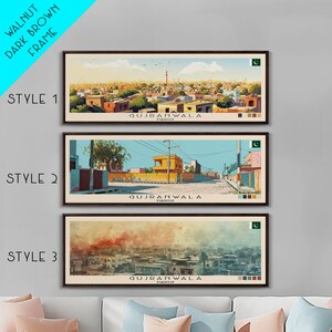 Gujranwala Travel Canvas Print, Panoramic View (Gallery Quality Art) image 8
