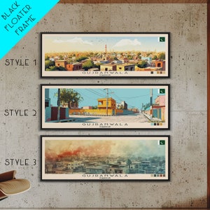 Gujranwala Travel Canvas Print, Panoramic View (Gallery Quality Art) image 7