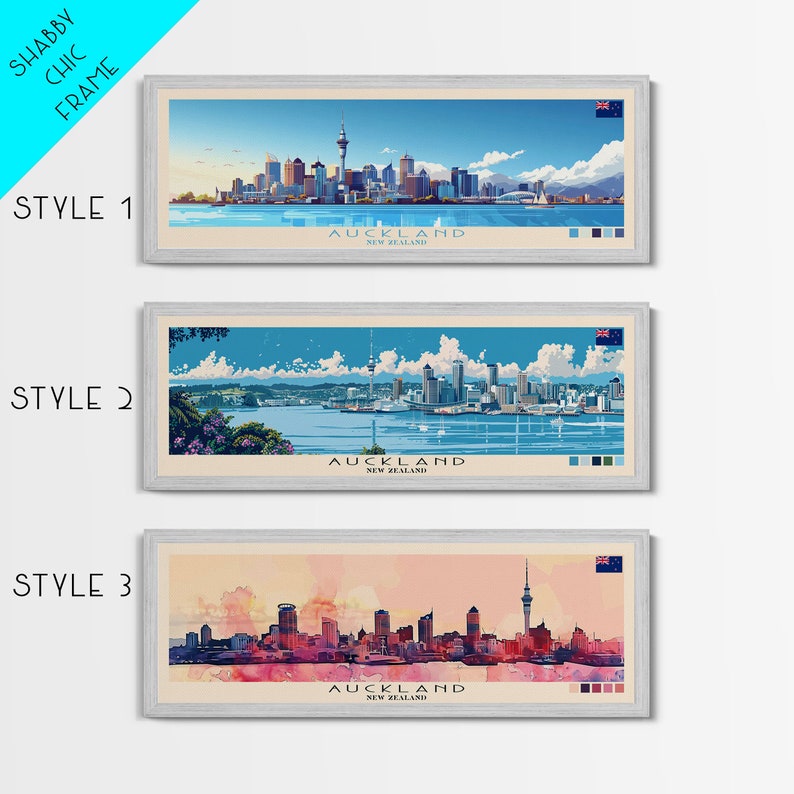 Auckland, New Zealand Panoramic Canvas Print, Auckland, New Zealand