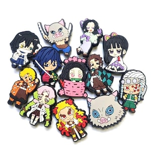 Dark Manga Characters Decoration Charms Accessories for Clogs