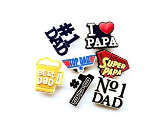 Best Dad Shoe Charms Father Day Gifts Accessories for Clogs