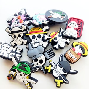 Pirate Anime Shoe Decoration Charms Pins Accessories